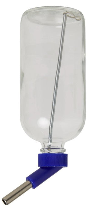 Lixit Glass Water Bottle and tube,stopper 16 oz  LBG16 Size 16oz