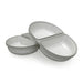 SureFeed Split Bowl, 2pk Color Grey