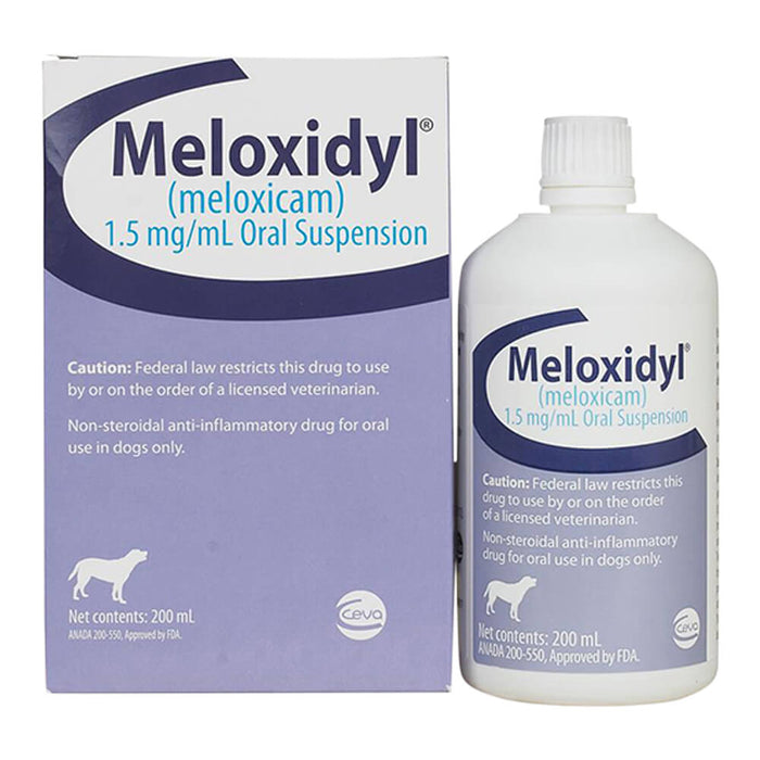 Rx Meloxidyl (meloxicam) 1.5mg/mL Oral Suspension for Dogs