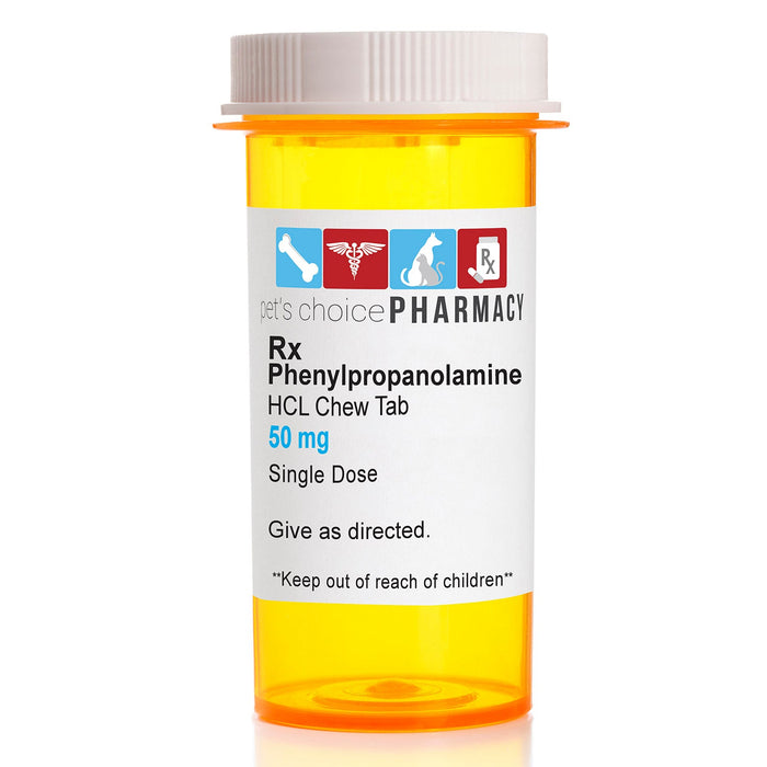 Rx Phenylpropanolamine HCL Chew Tabs for Dogs - 012MID-00064-1 - 50 mg - Liver - 1 Tablet - 3