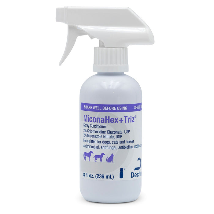 Miconahex+Triz Medicated Antimicrobial Spray Conditioner for Dogs, Cats, and Horses