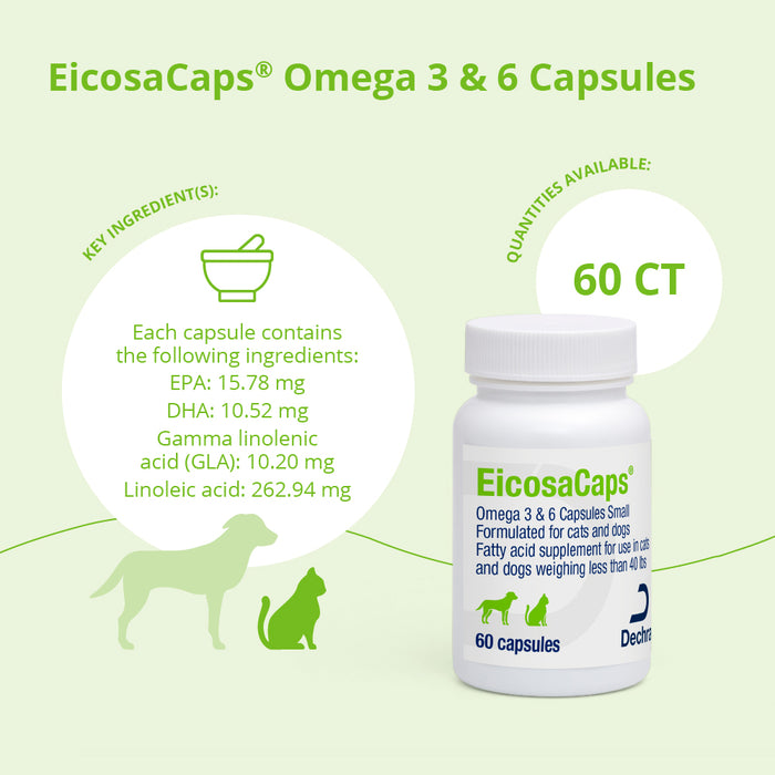 EicosaCaps Omega 3 & 6 for Dogs and Cats