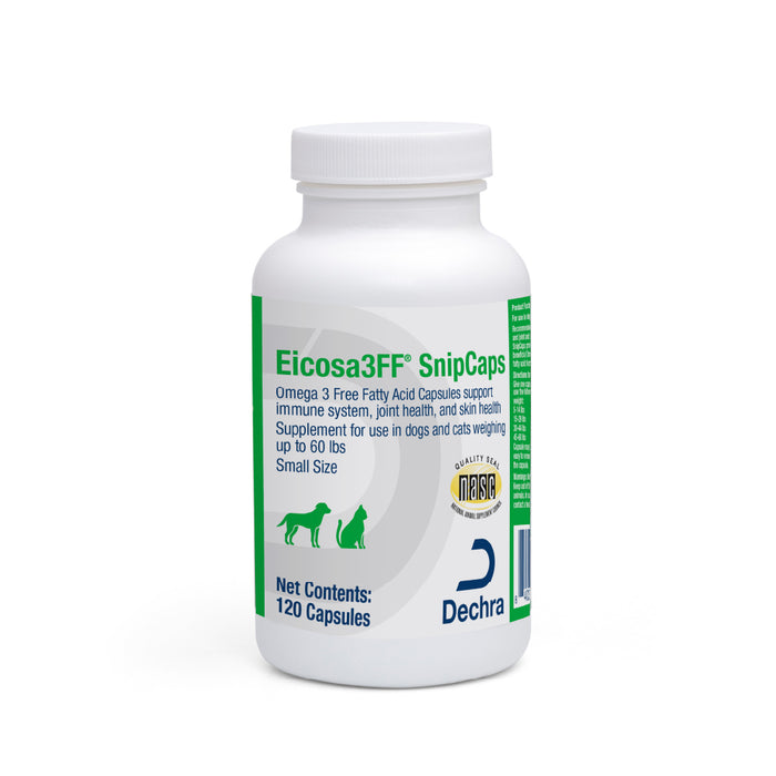 Eicosa3FF SnipCaps Omega 3 Capsules for Dogs & Cats