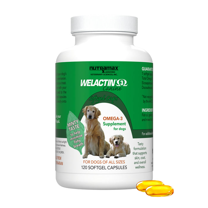 Nutramax Welactin Canine Softgels, 120 count