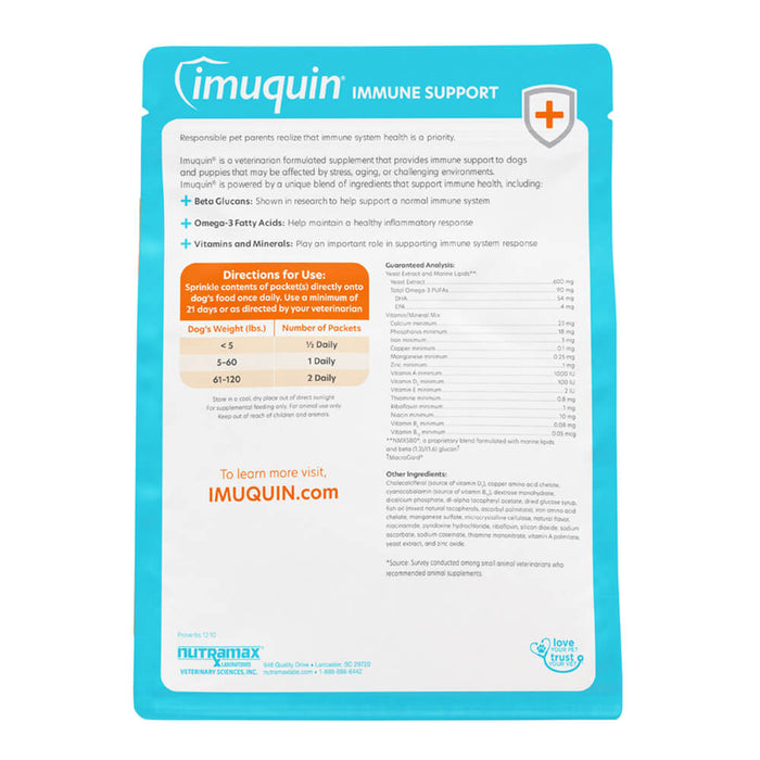 Imuquin Immune Health for Dogs, 30 Packets Flavor None