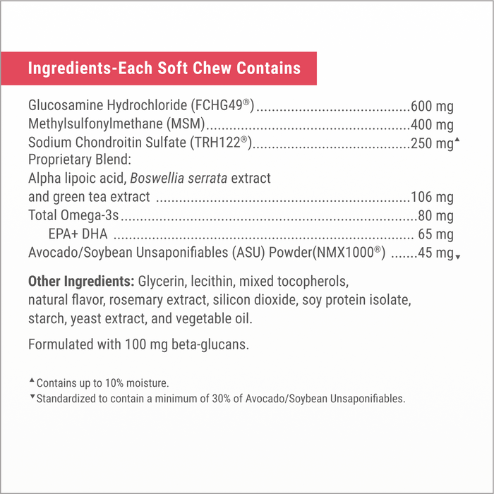 Nutramax Dasuquin Senior Joint Health Supplement for Dogs, 84 Soft Chews
