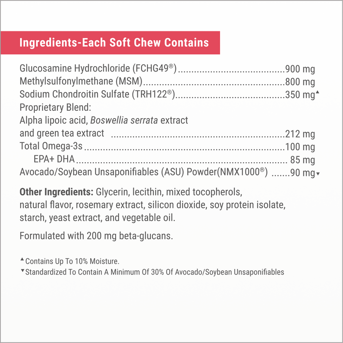 Nutramax Dasuquin Senior Joint Health Supplement for Dogs, 84 Soft Chews