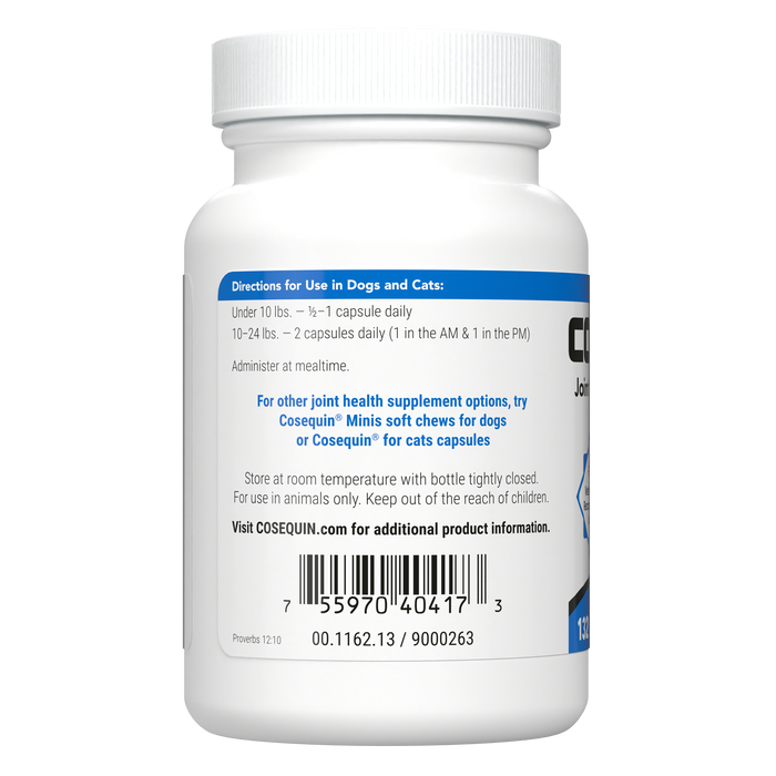 Nutramax Cosequin Regular Strength Joint Health Supplement for Cats and Small Dogs, With Glucosamine and Chondroitin