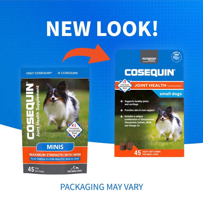 Nutramax Cosequin Minis - Maximum Strength with MSM Plus Omega-3's