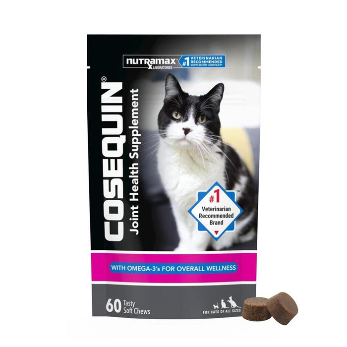 Nutramax Cosequin Joint Health Supplement for Cats - With Glucosamine, Chondroitin, and Omega-3's