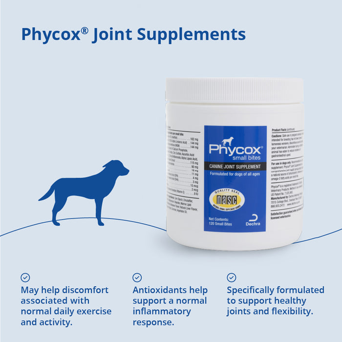 Phycox Small Bites Canine Joint Supplement, 120 ct