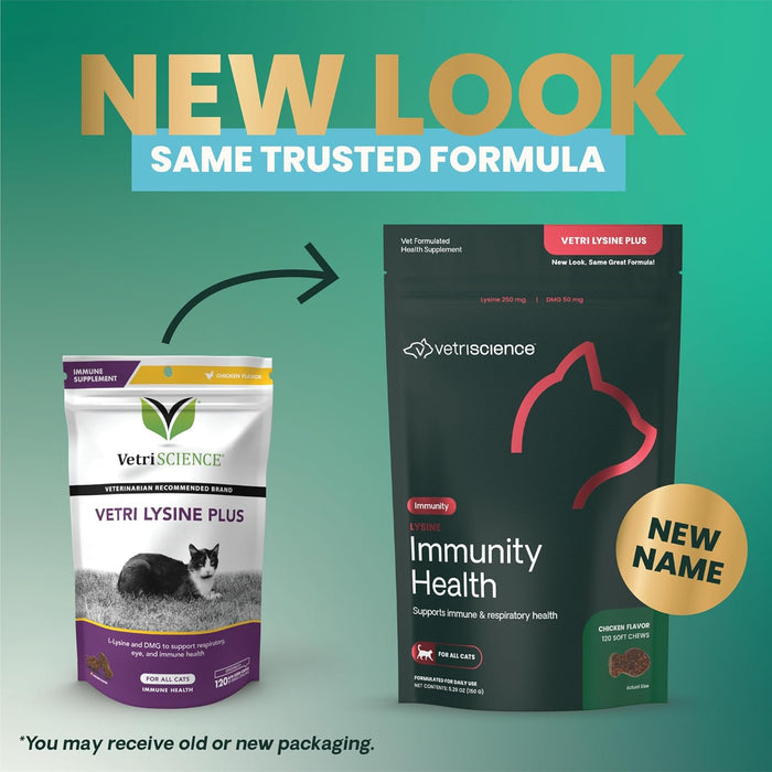 Vetri Lysine Plus for Cats, 120 Bite-Sized Chews