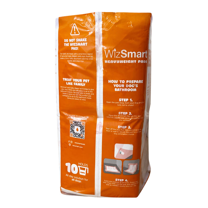 WizSmart Heavyweight Ultra Absorbent Pads for Dogs