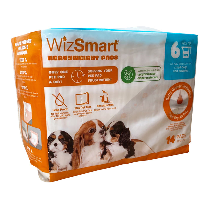 WizSmart Heavyweight Pads for Small Dogs & Puppies