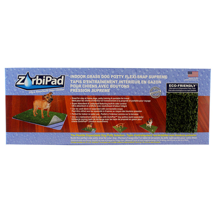 ZorbiPad Indoor Dog Potty, 16" x 24" (Pad & Grass Only)