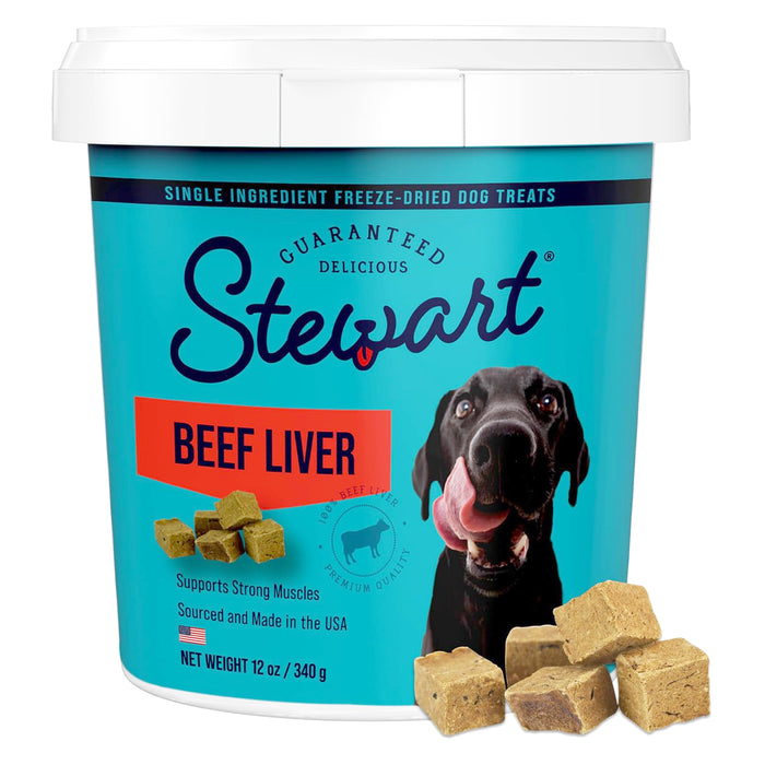 Stewart Pro-Treat Freeze-Dried Dog Treats – Nutrient-Rich, Single-Ingredient Training Treats