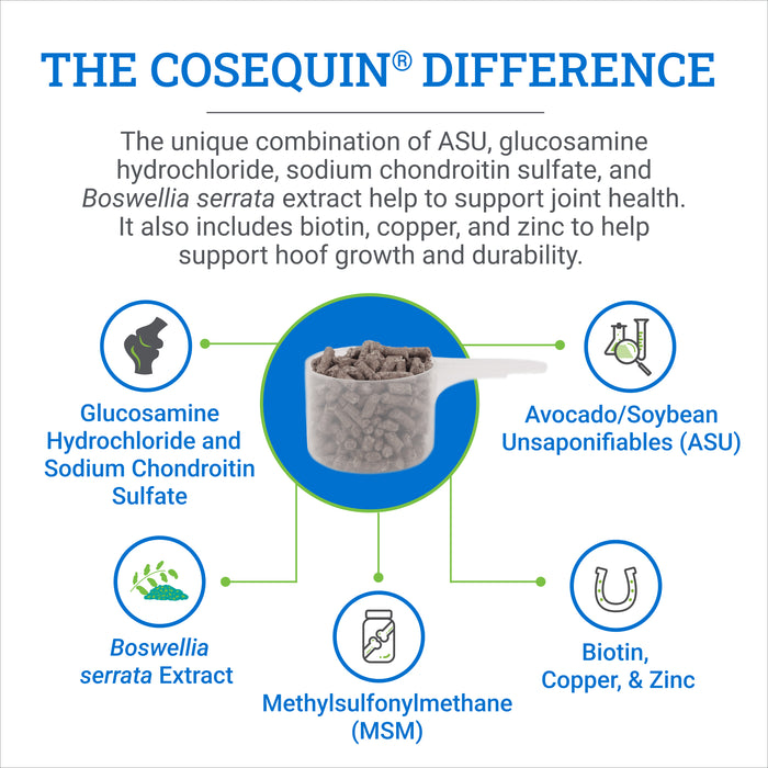 Nutramax Cosequin ASU Joint & Hoof Pellets Joint Health Supplement for Horses