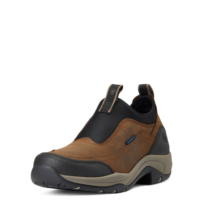Ariat Womens Terrain Ease Waterproof Color Oily Distressed Brown