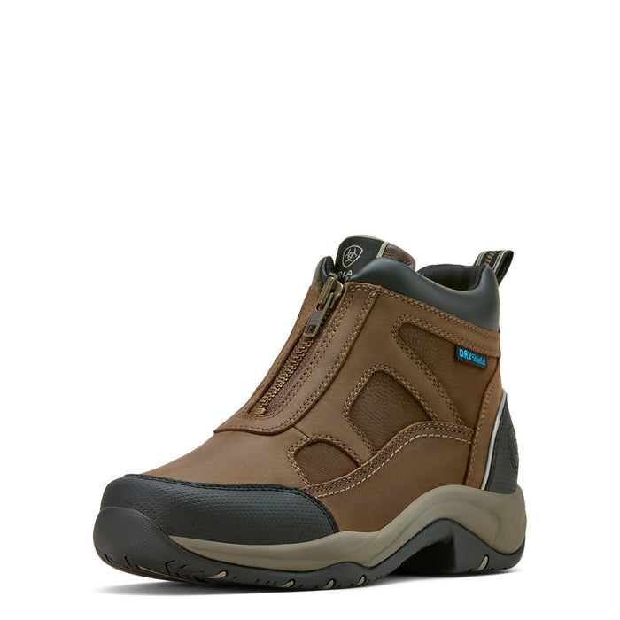 Ariat Womens Terrain Zip Waterproof Boot Color Palm Brown