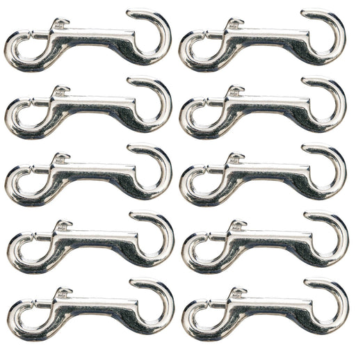 Jeffers Zinc-Plated Open End Snap, 4', 10 pk - 