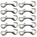 Jeffers Zinc-Plated Open End Snap, 4', 10 pk - 