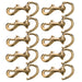 Jeffers Solid Brass Repair Snap, 1 1/4' x 3', 10 pk - 