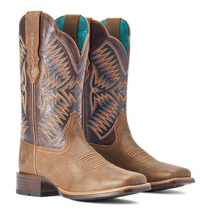 Ariat Women's Odessa StretchFit Western Boot, Fateful Brown - AI346 - 10 - 65