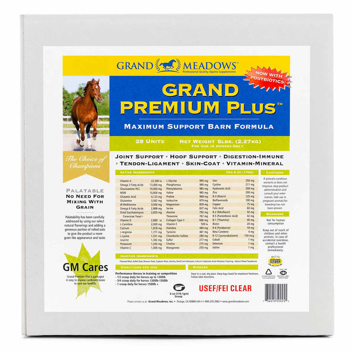 Grand Premium Plus All-in-One Supplement for Horses