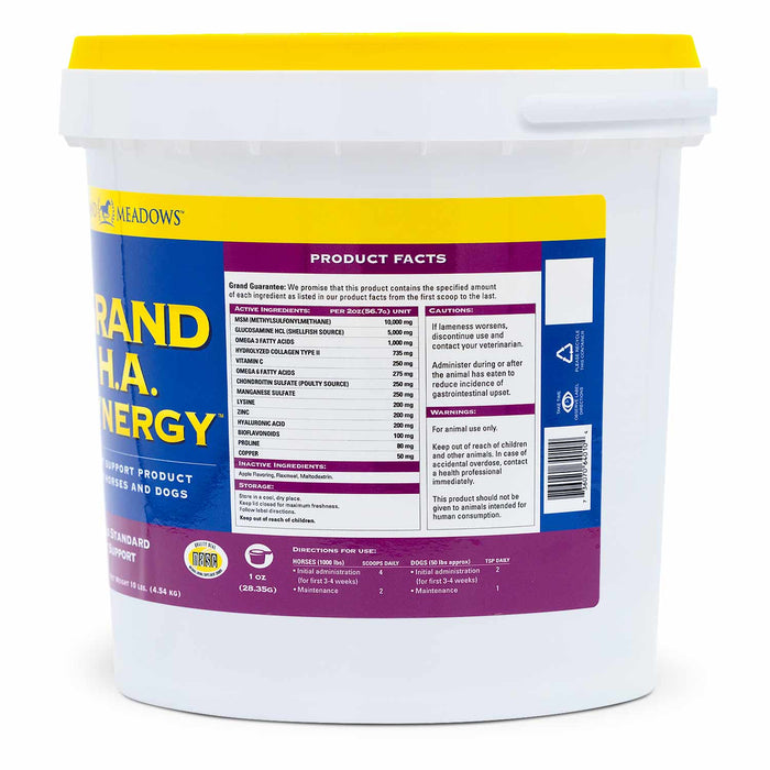 Grand H.A. Synergy Advanced Joint Supplement for Horses & Dogs