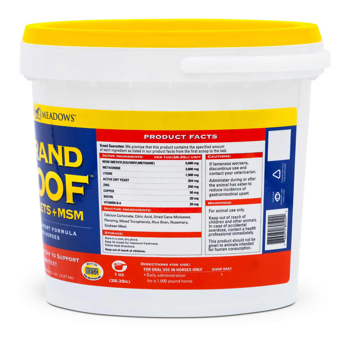 Grand Hoof Pellets with MSM Supplement for Horses