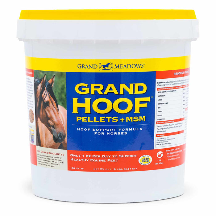 Grand Hoof Pellets with MSM Supplement for Horses