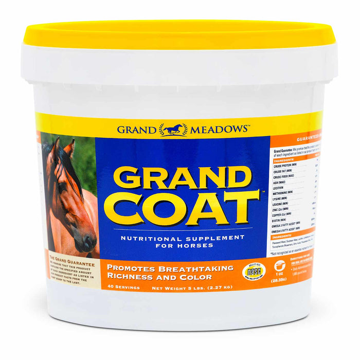 Grand Coat Skin & Coat Powdered Supplement for Horses