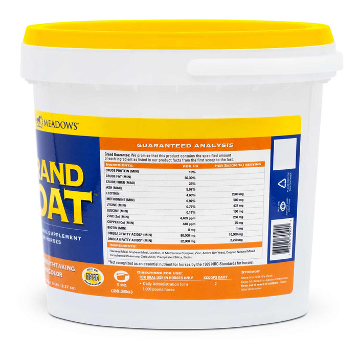 Grand Coat Skin & Coat Powdered Supplement for Horses