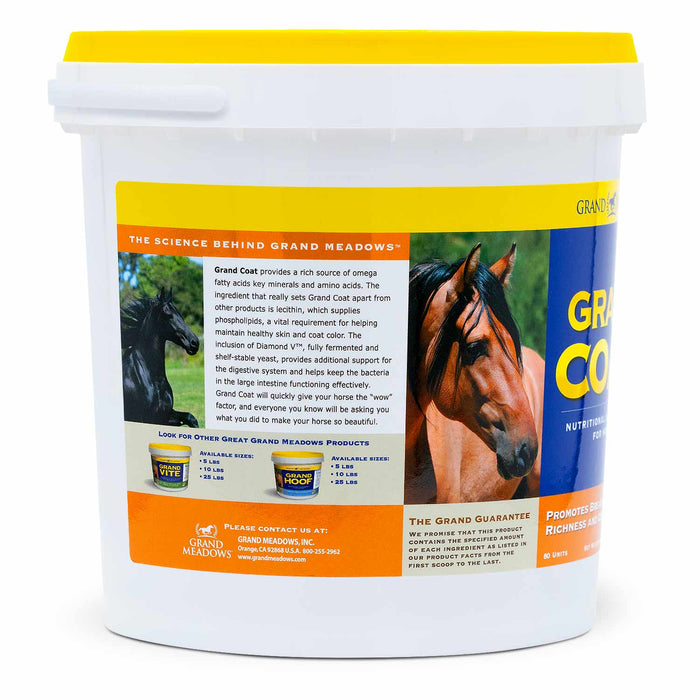 Grand Coat Skin & Coat Powdered Supplement for Horses