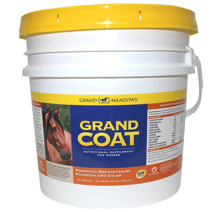 Grand Coat Skin & Coat Supplement for Horses, Size 20 lb