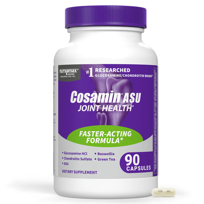 Nutramax Cosamin ASU Joint Health Supplement with Glucosamine, Chondroitin & ASU for Men’s & Women's Joint Health