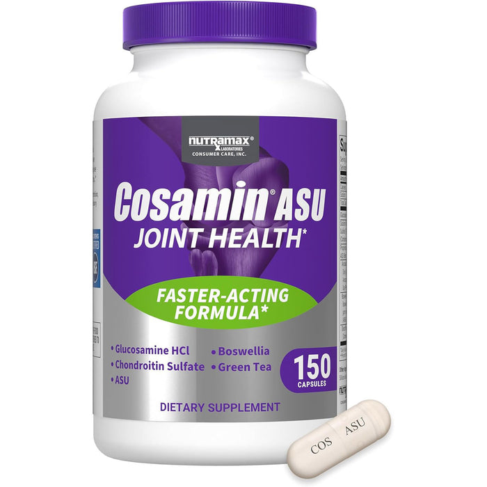 Nutramax Cosamin ASU Joint Health Supplement with Glucosamine, Chondroitin & ASU for Men’s & Women's Joint Health