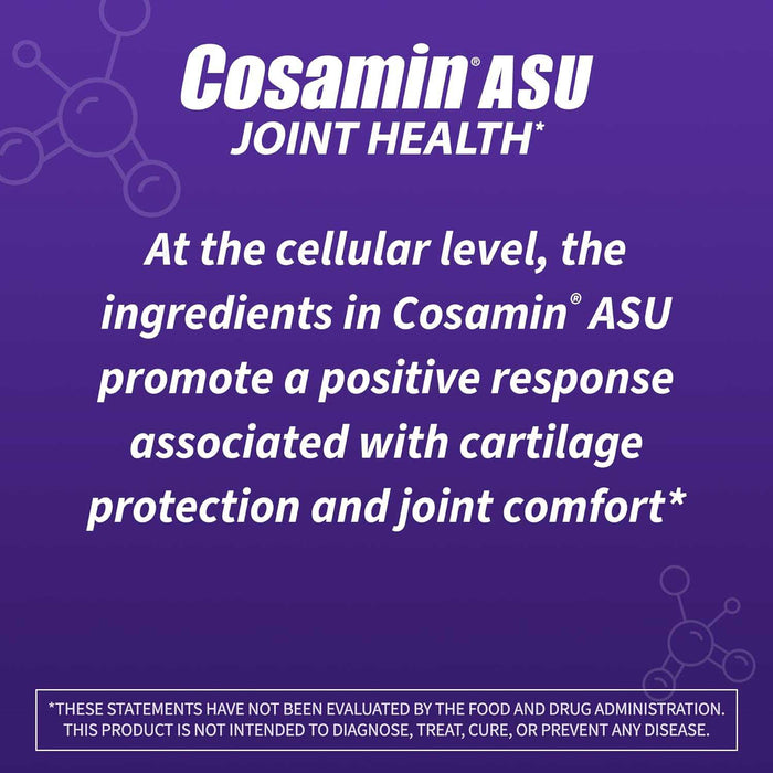 Nutramax Cosamin ASU Joint Health Supplement with Glucosamine, Chondroitin & ASU for Men’s & Womens Joint Health, 230 Capsules Size 230