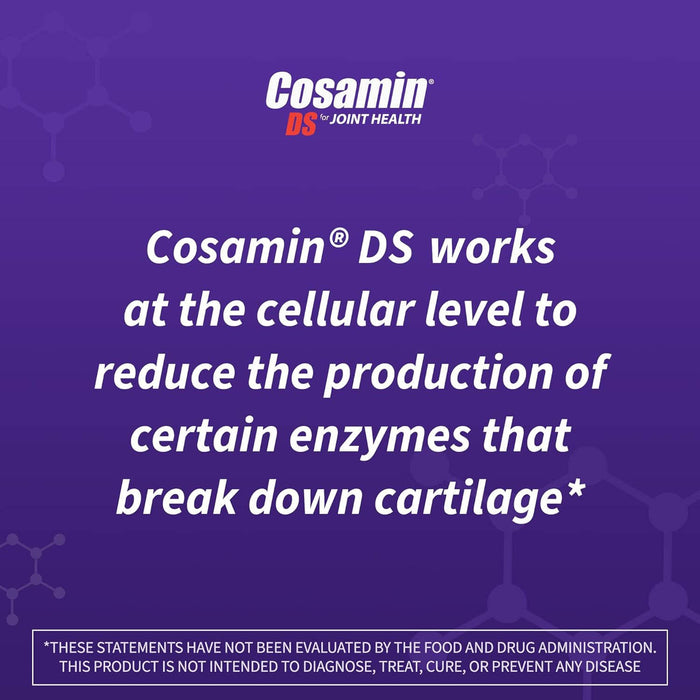 Nutramax Cosamin DS Joint Health Supplement with Glucosamine & Chondroitin for Men’s & Womens Joint Health, 150 Caplets Size 150