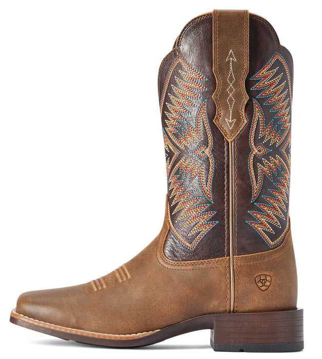 Ariat Women's Odessa StretchFit Western Boot, Fateful Brown - AI343 - 8.5 - 42