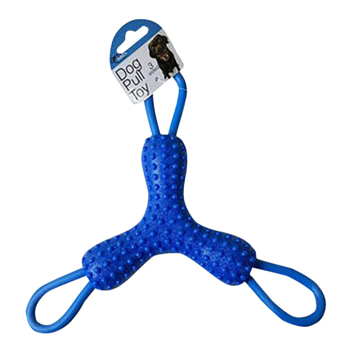 3 - Sided Dog Pull Toy Assorted, 10" - KL22R - Assorted - 10" - 1