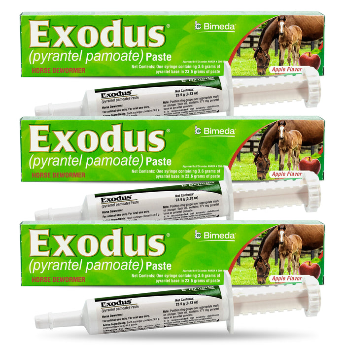 Exodus Pyrantel Pamoate Horse Dewormer Paste