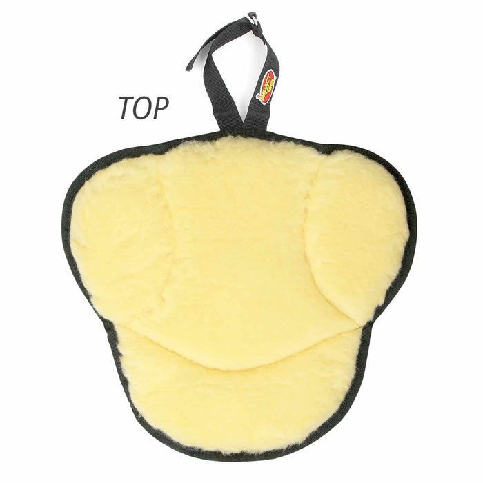 Impact Gel Fleece Seat Saver Horse Saddle Cushion, Tan