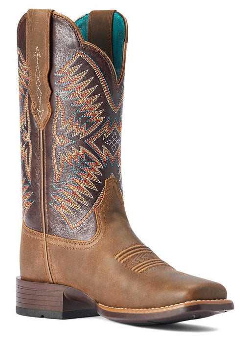 Ariat Women's Odessa StretchFit Western Boot, Fateful Brown - AI344 - 9 - 53