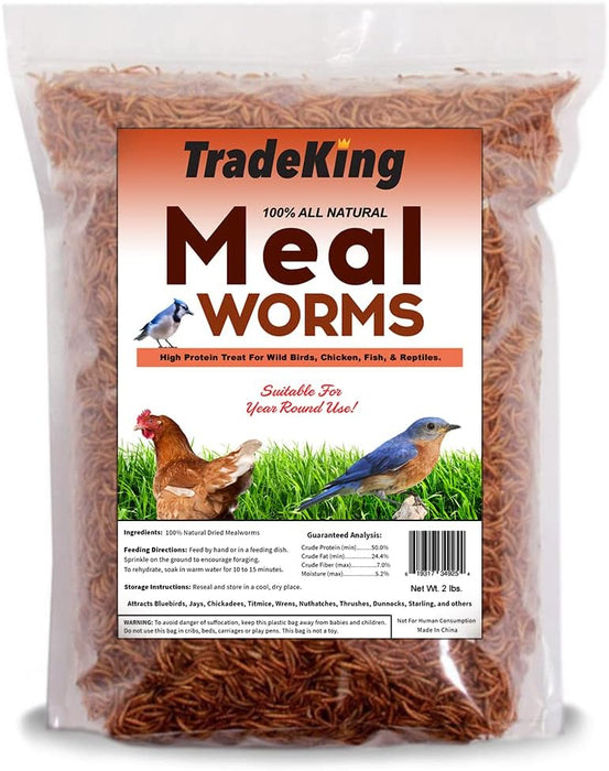 Dried Mealworms Size 2 lbs