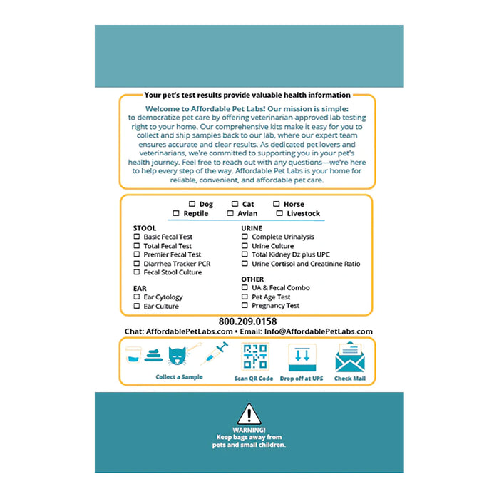Affordable Pet Labs Urine Cortisol / Creatinine Ratio Urine Test For Dogs Easy Home Kit  