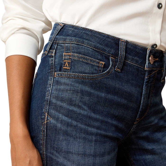 Ariat Womens Perfect Rise Maddie Trouser Jeans Color blue