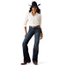 Ariat Womens Perfect Rise Maddie Trouser Jeans Color blue