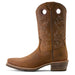 Ariat Mens Hybrid Roughstock Square Toe Cowboy Boo Color Distressed Brown