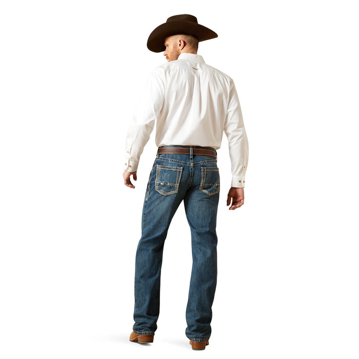 Ariat Mens M4 Boundary Boot Cut Jean Color Gulch Blue